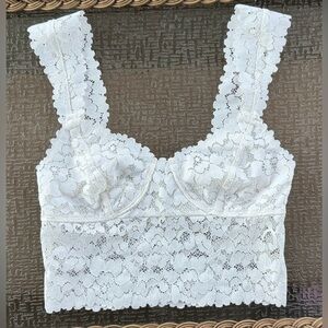 🦋 Free People White Lace Bralette